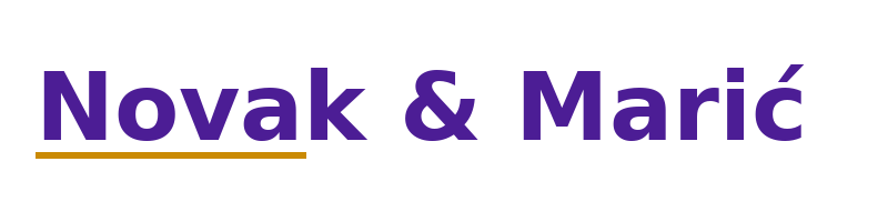 Novak & Marić logo
